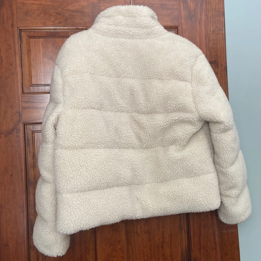 Fleece puffer jacket - Picture 3 of 3